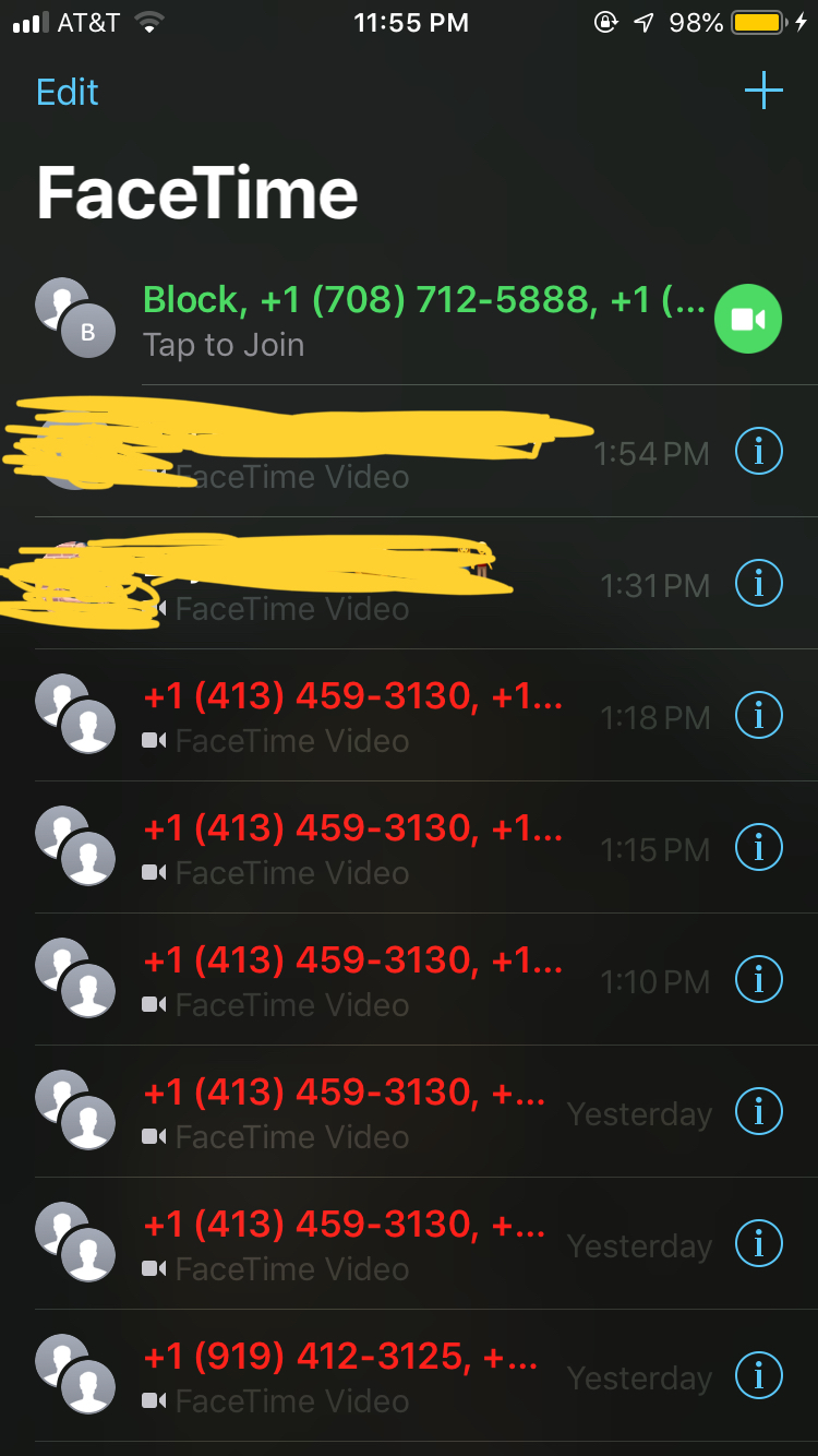 Nieuw Random FaceTime calls - Apple Community WU-01
