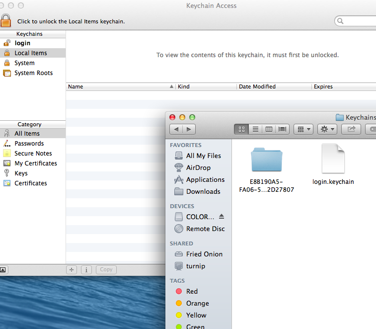 keychain not working, resetting does not … Apple Community