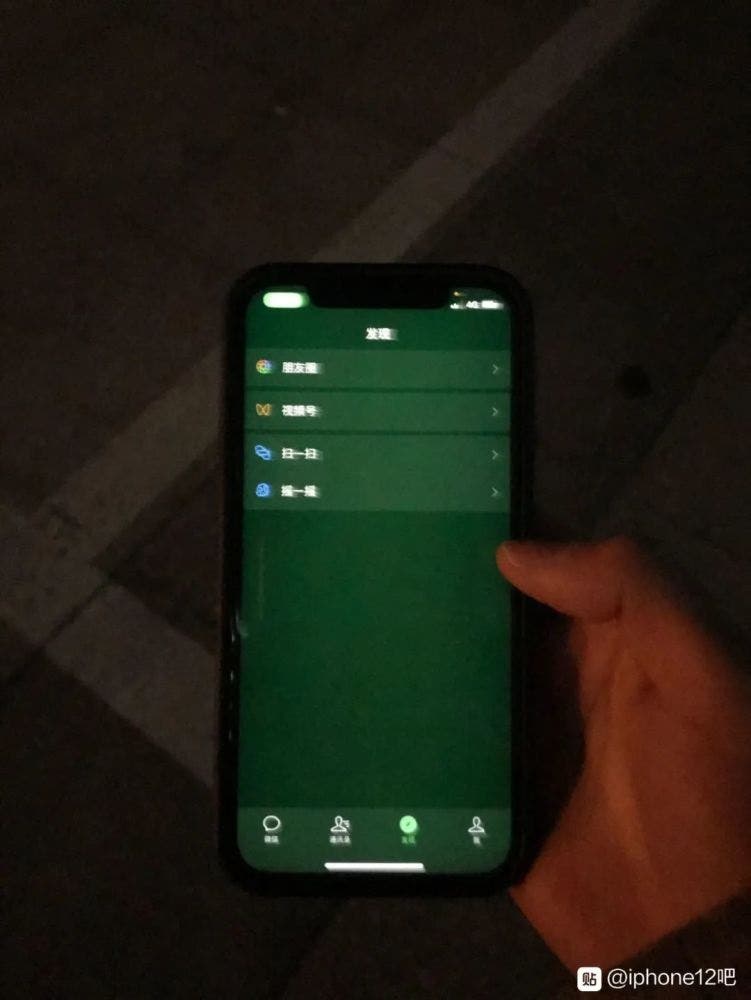 Why is my iPhone 12 green?