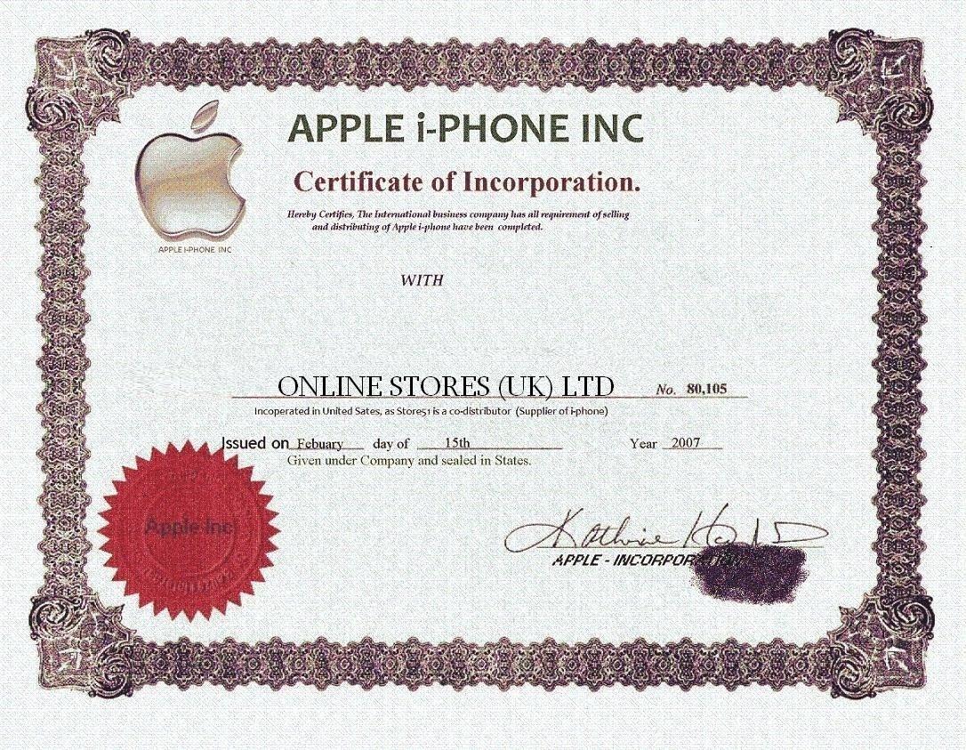 Apple Certification