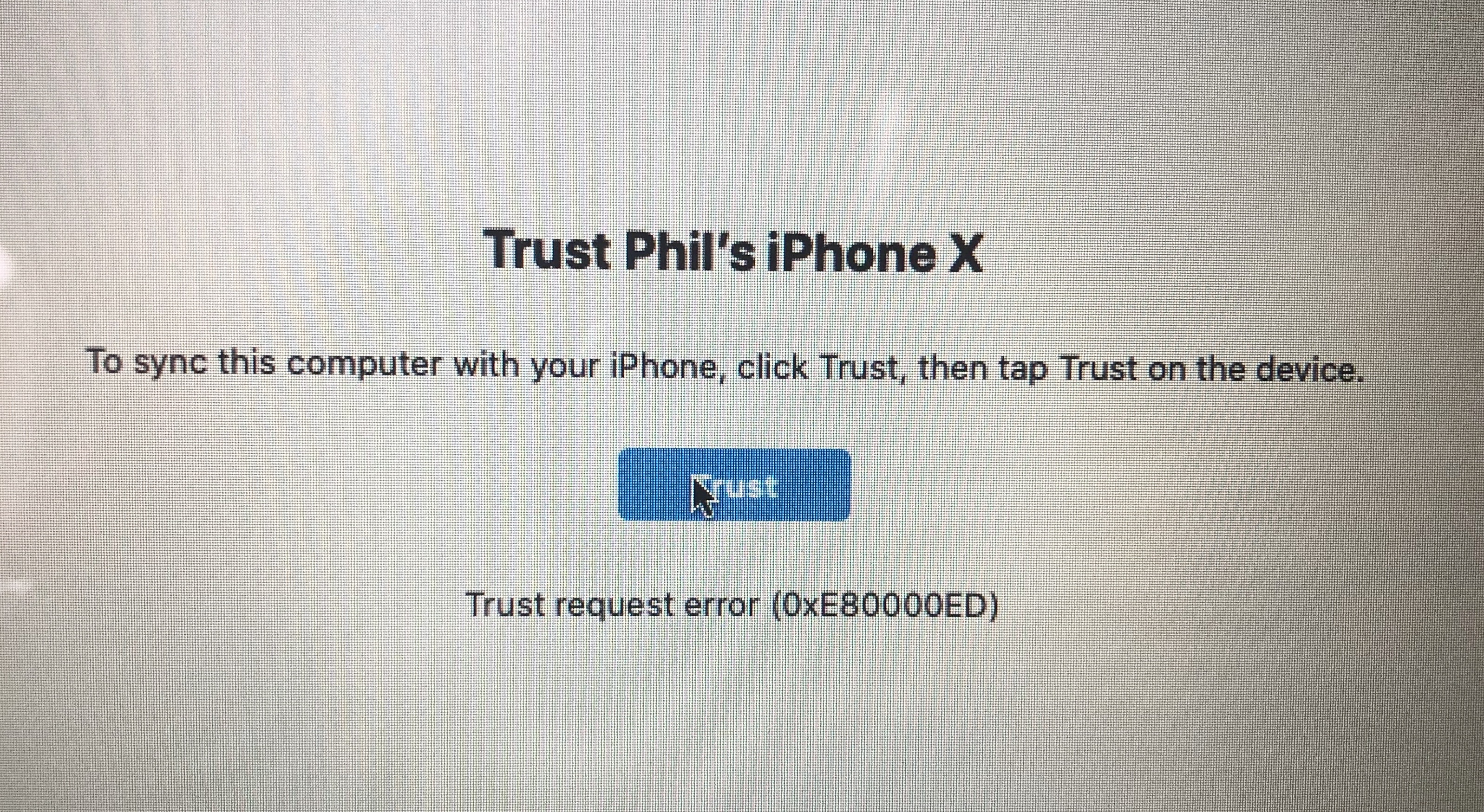 Error -50 Followed By -9836 - Apple Community