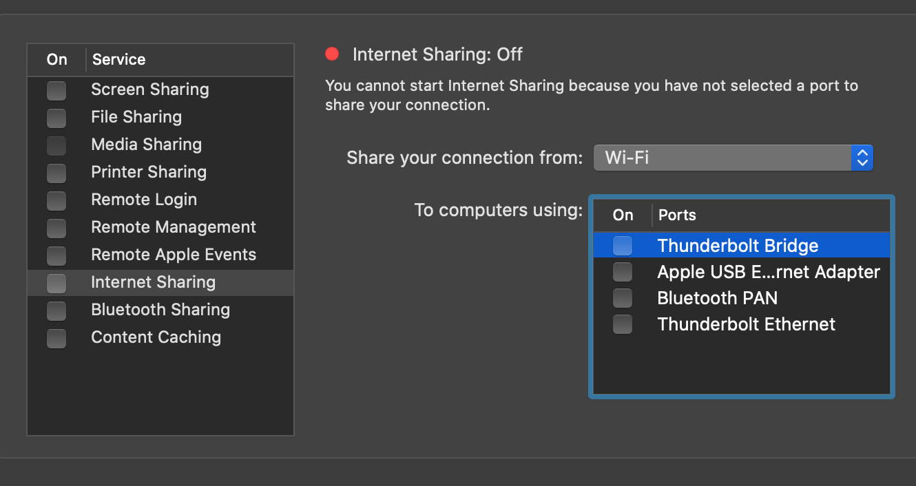 Ipad USB shown Sharing wifi Apple Community