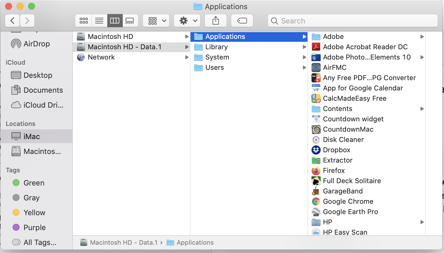 My applications are on two different list… - Apple Community