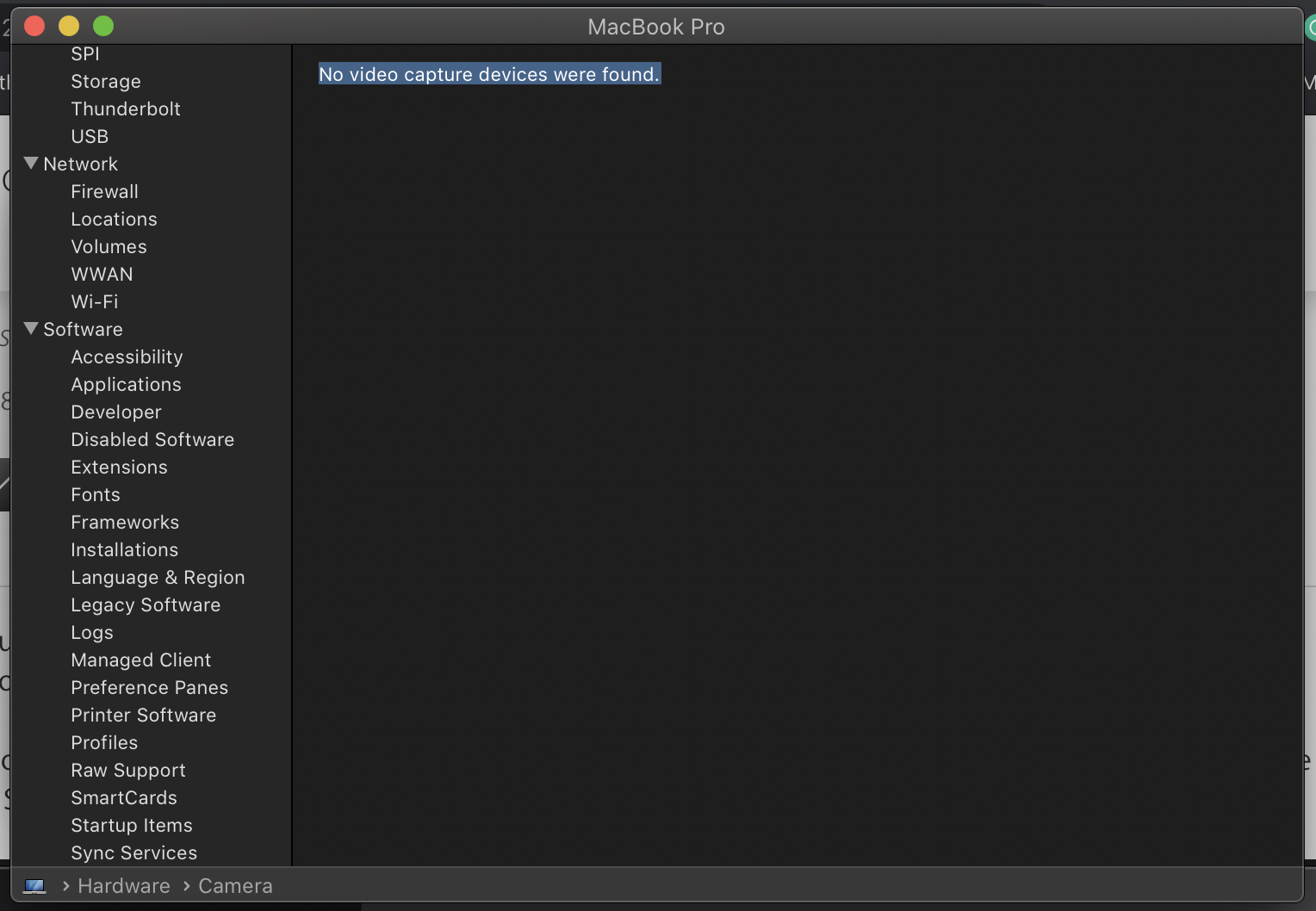 2016 MacBook Pro Camera Stopped Working Apple Community