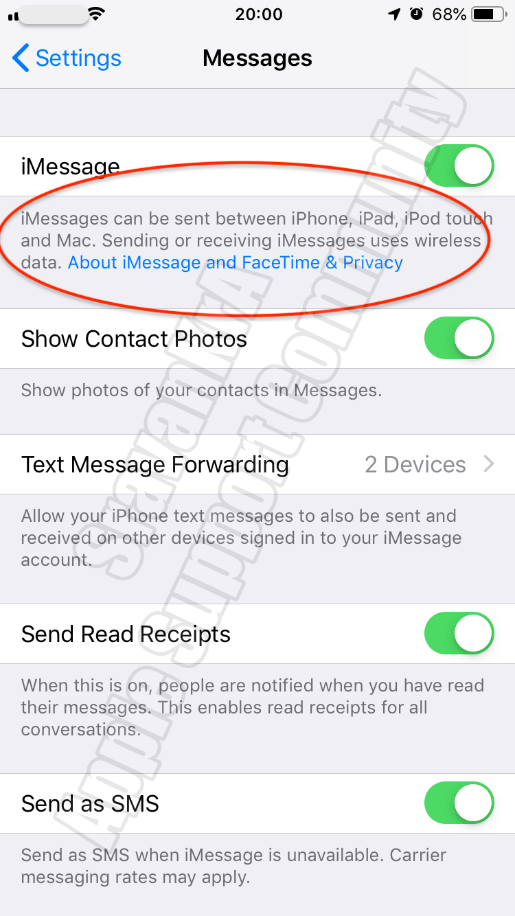 Чем отличается imessage от смс на айфоне