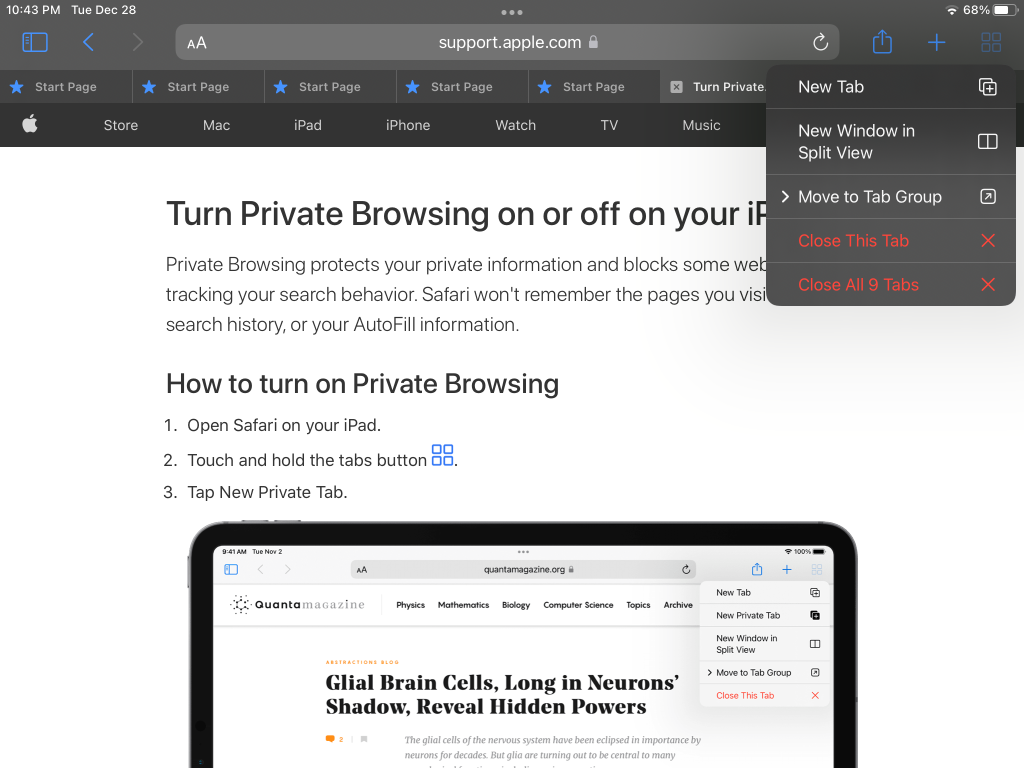 How To Put A Password On Private Browsing Ipad