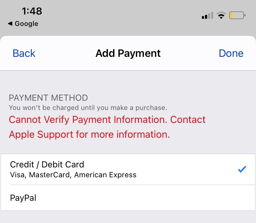 why-i-cannot-verify-payment-information-apple-community