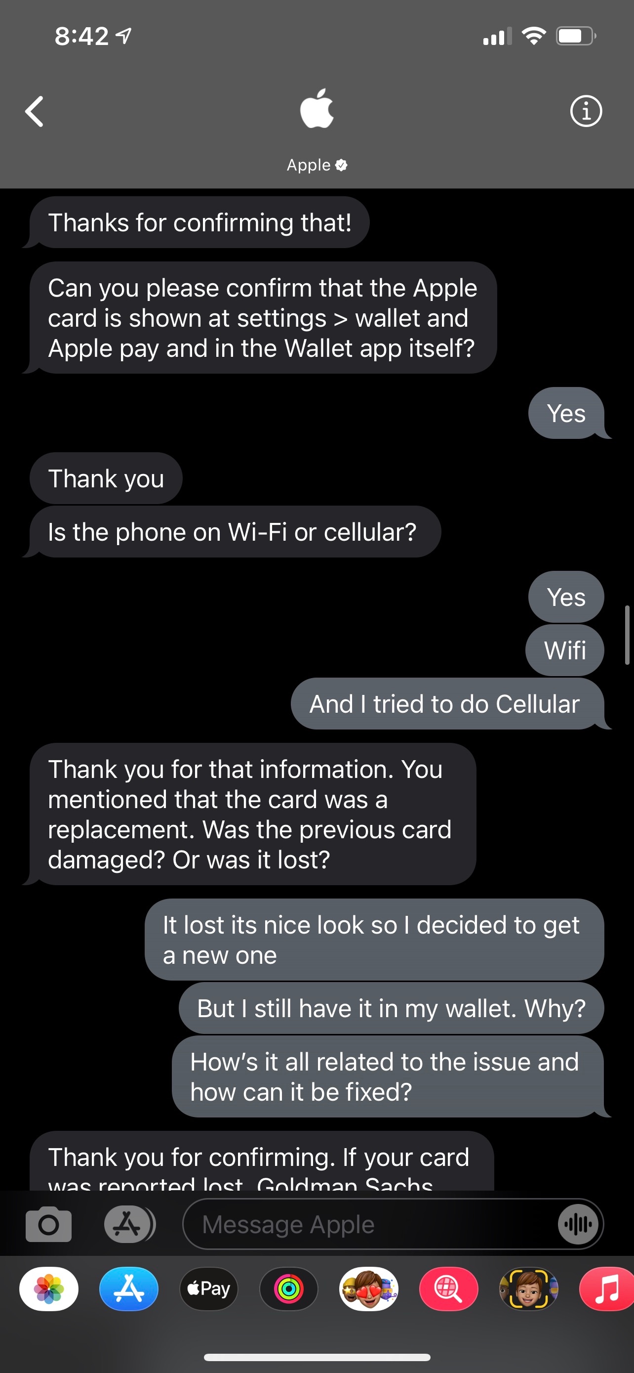 Apple Card not activatable Apple Community