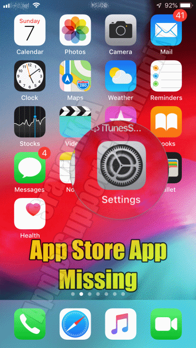 App Store app missing on iPhone or iPad - Apple Community