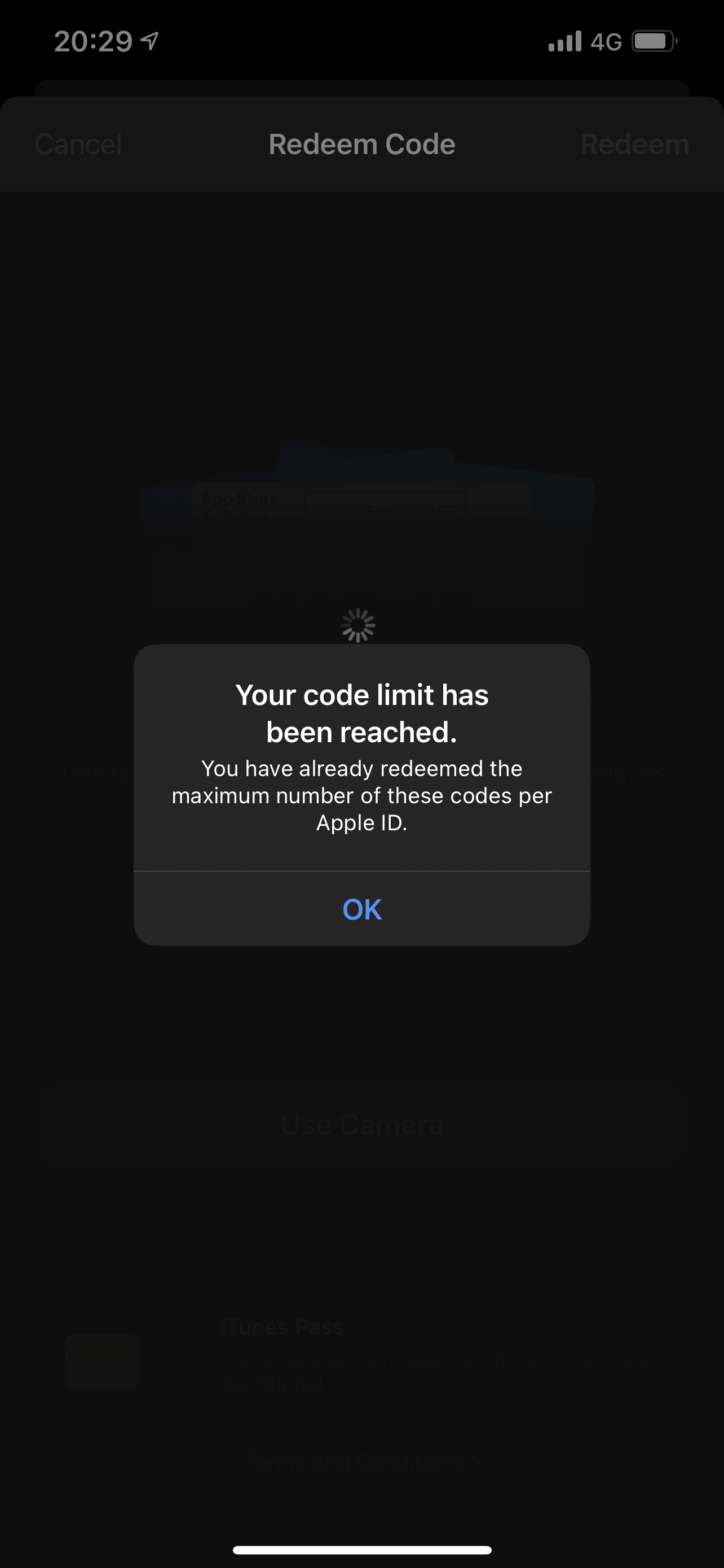 Apple music Redeem Code Apple Community