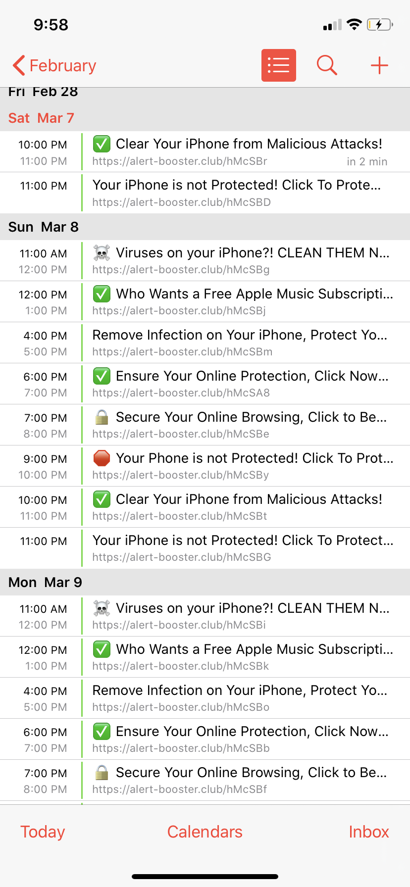 iPhone Calendar Virus Apple Community