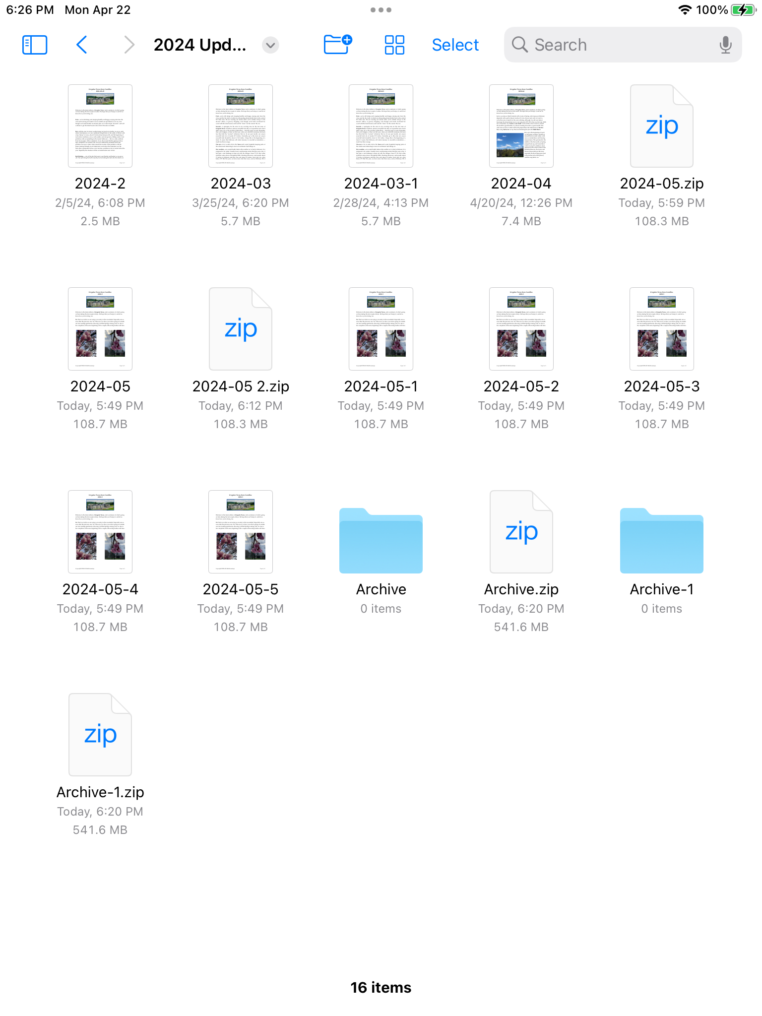 Deleting zip files from my pages files Apple Community