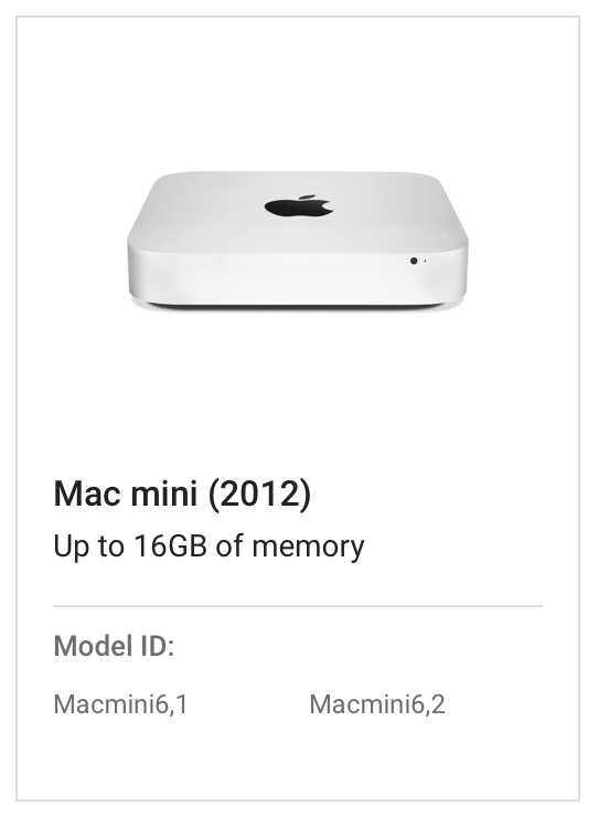 Mac Mini Late 2012 6,1 firmware update to… - Apple Community