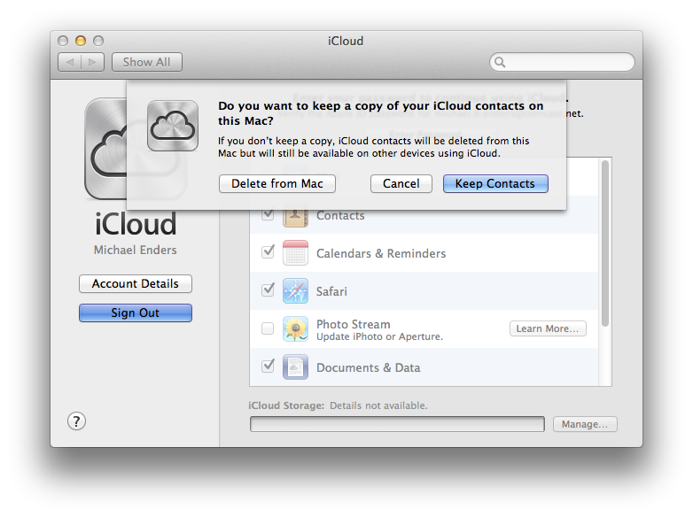 Why do I keep getting an iCloud error mes… - Apple Community