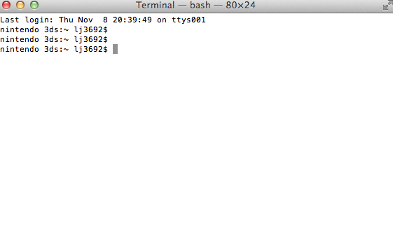 Why Does Terminal Have Nintendo 3ds Aft Apple Community