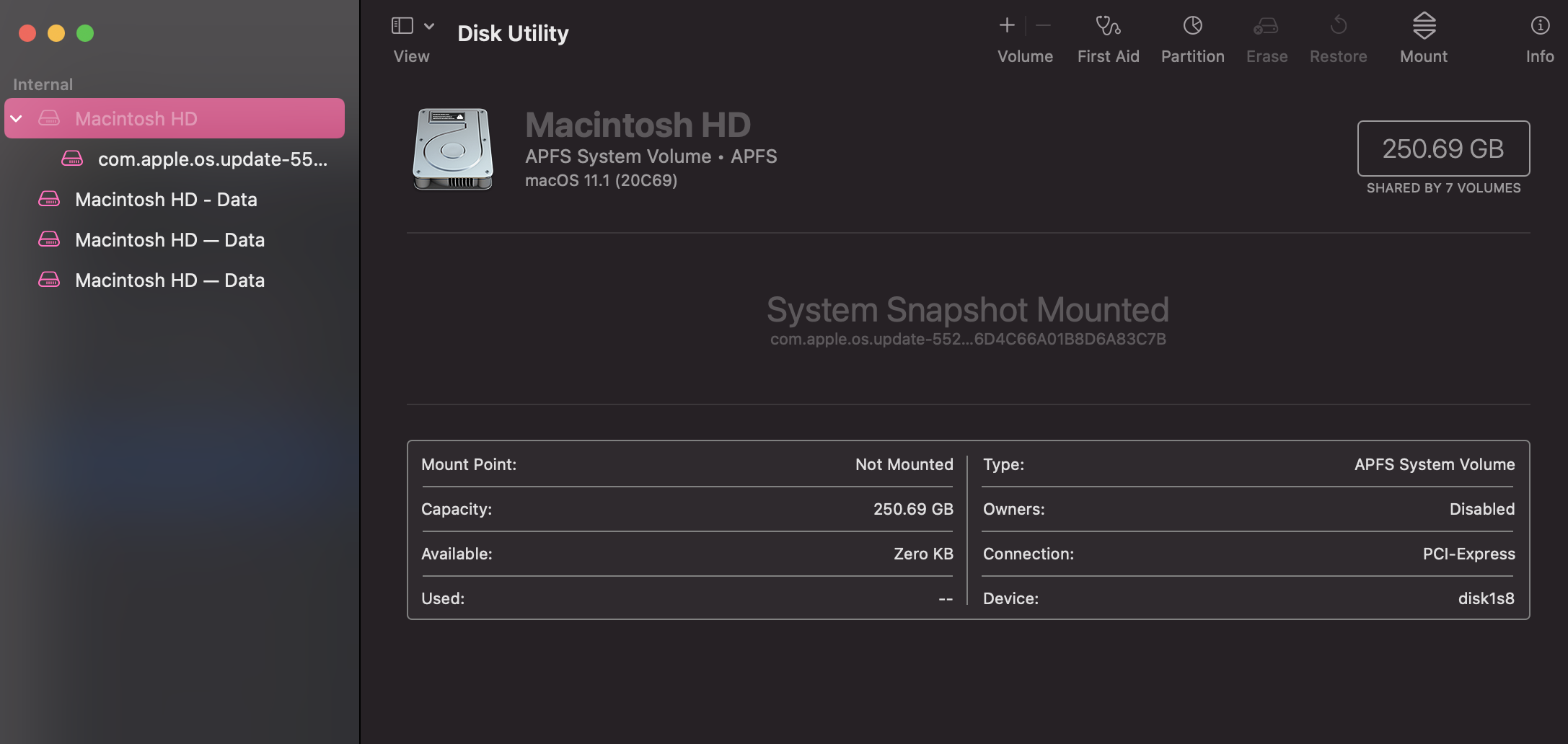 Three Volumes Named "Macintosh HD Data"… Apple Community