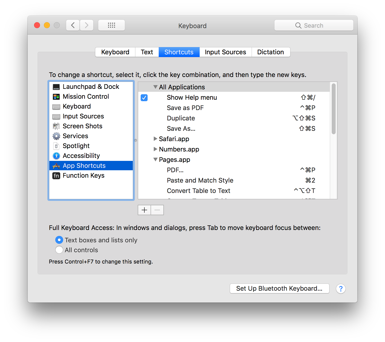 Pages 8.1 Export to PDF... shortcut Apple Community
