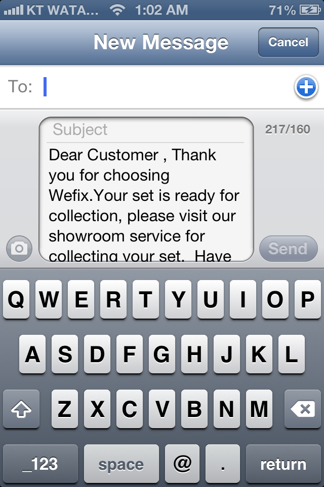 Предиктивный ввод на айфоне. Набор текста свайпом. Имя узла. Cancel message. 1 new message.