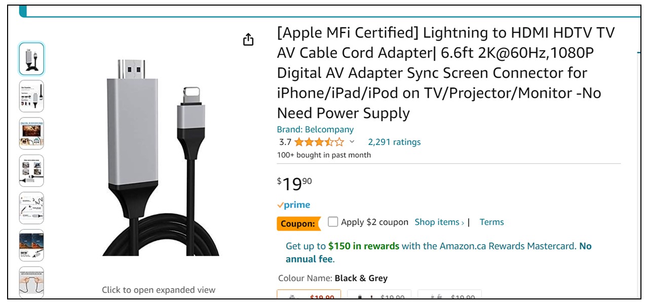 Lightening to HDMI Cable Problem Apple Community