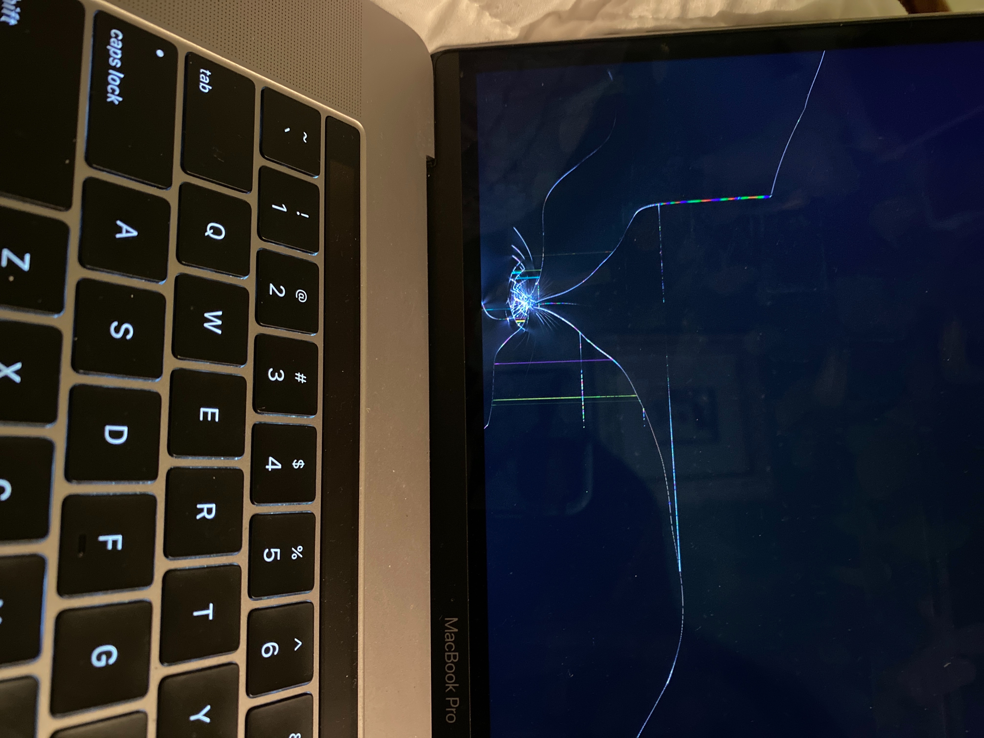 Apple repair broken macbook screen heat transfer tape