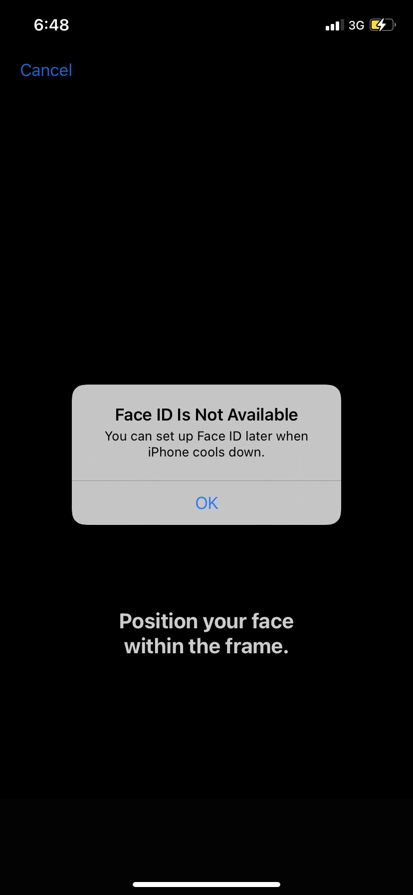 what to do if my face id isnt working