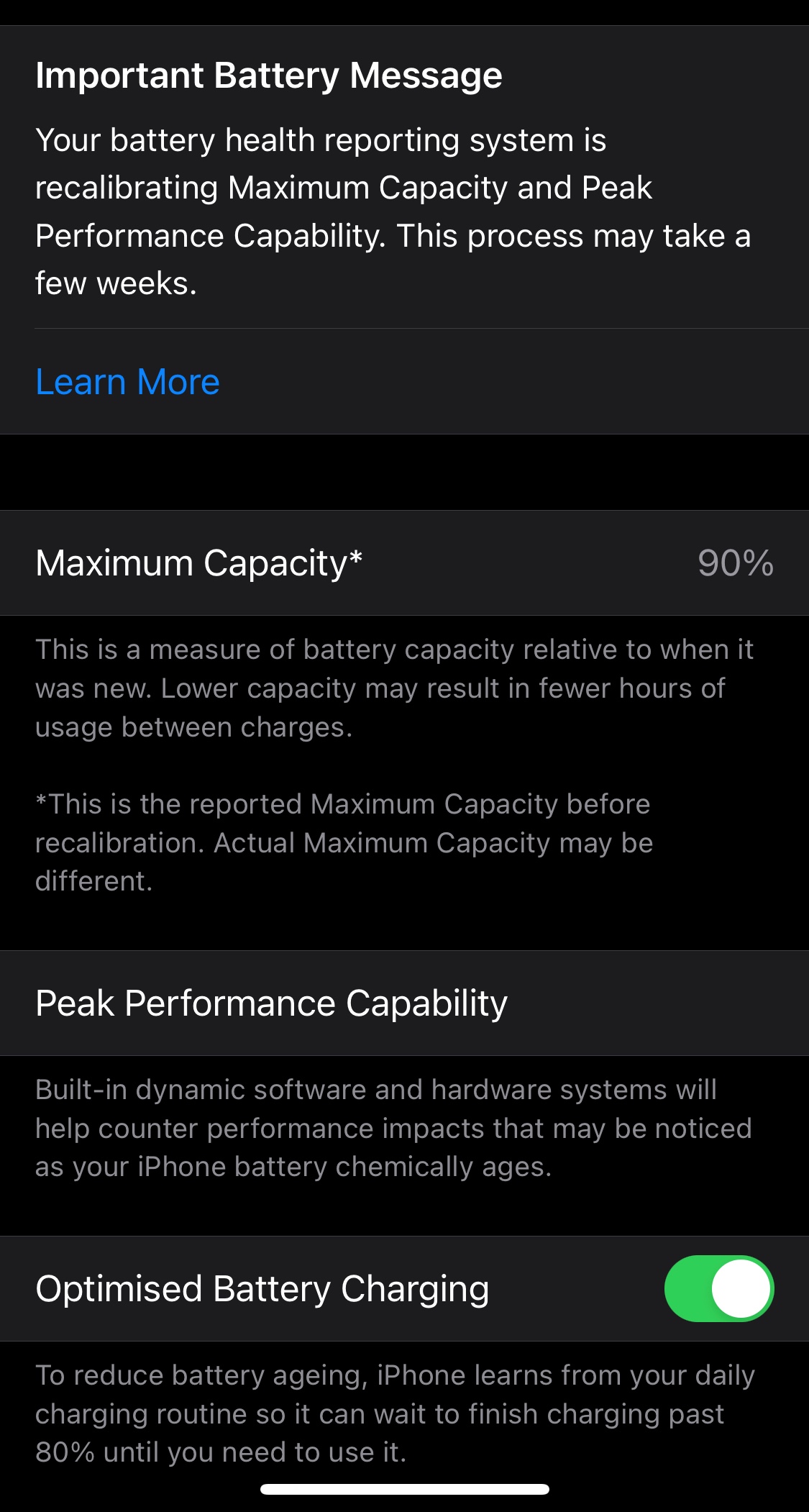 How My Battery Health Is Reduced - Apple Community