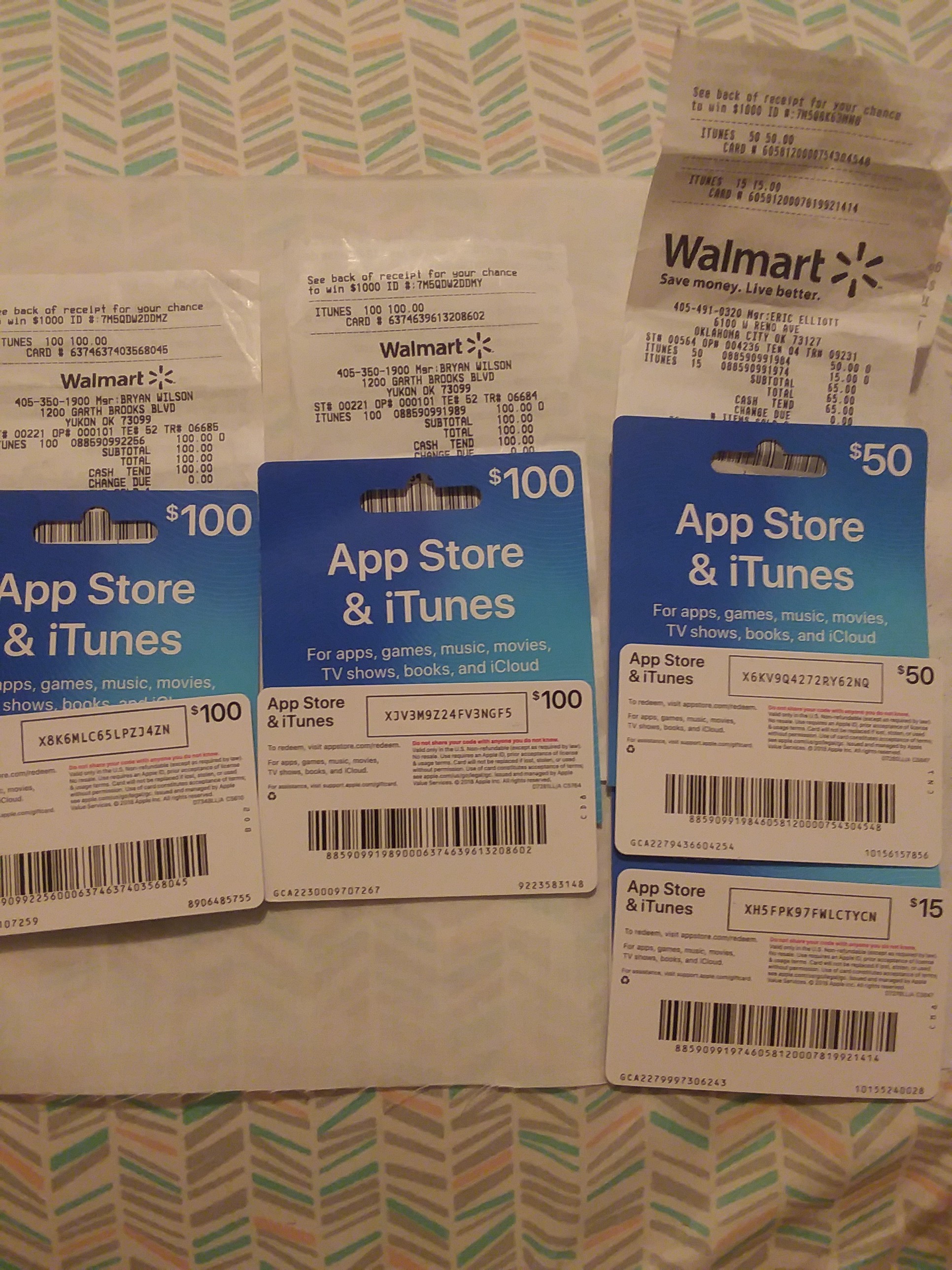 Different Pictures Of  Gift Cards & Receipt And How To