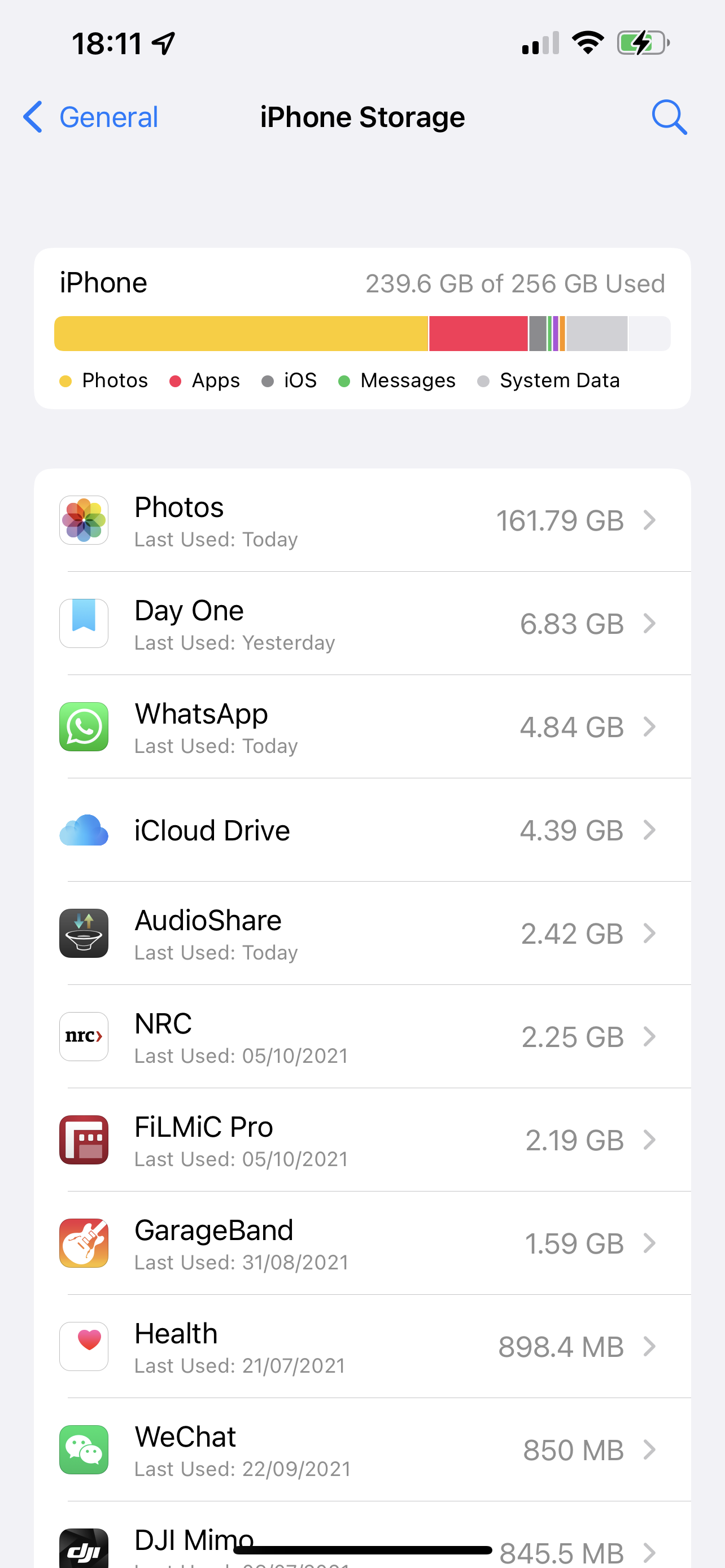 iPhone storage indication wrong - Apple Community