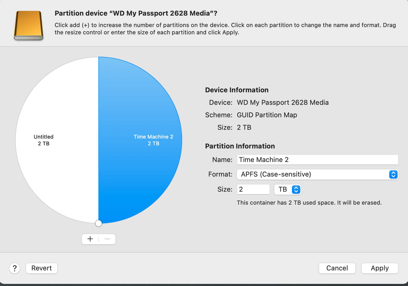 Apparently 2 Partitions When Only 1 - Apple Community