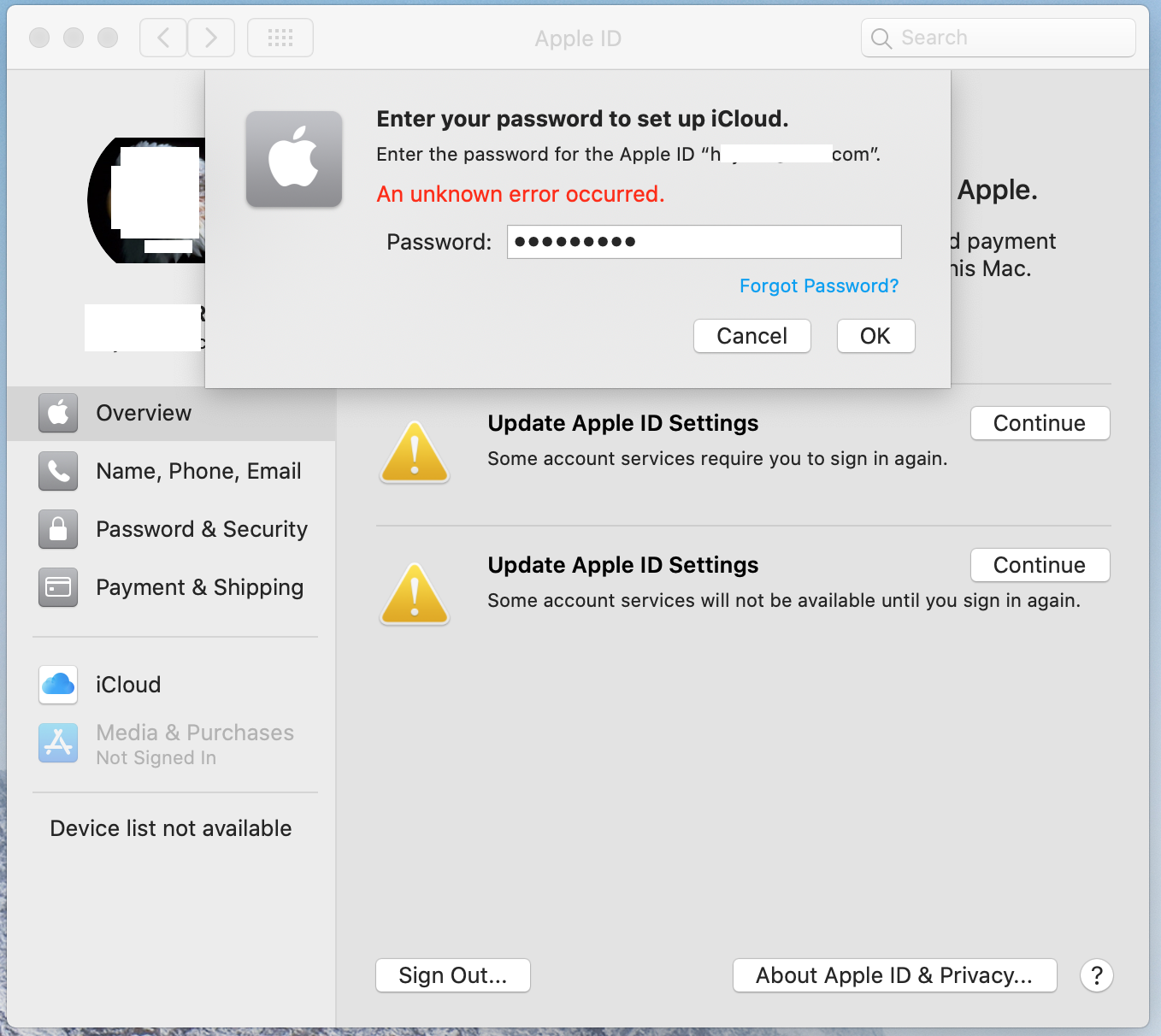 Apple ID (Unknown error occurred) FIXED Apple Community