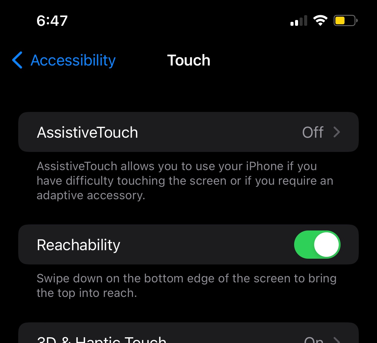 Switch Control greyed out??? Apple Community