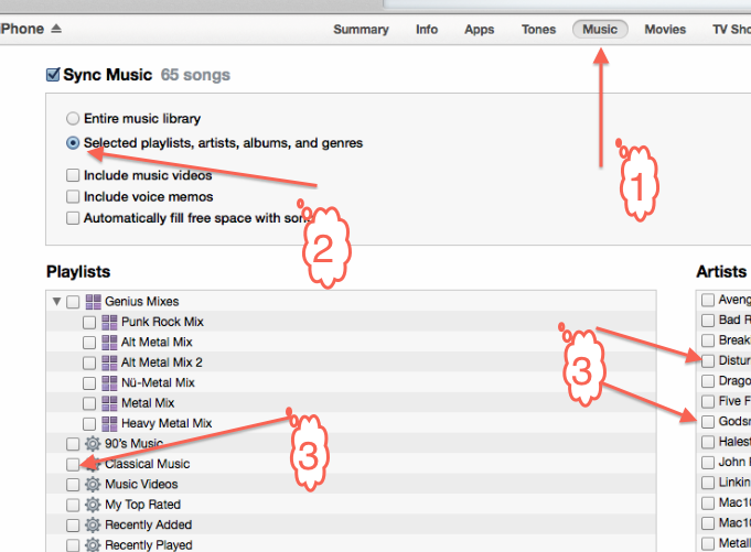 How do I stop my iPhone synching with mus… - Apple Community