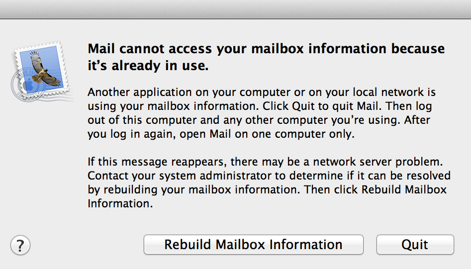 Mail keeps crashing because "Mailbox can… Apple Community