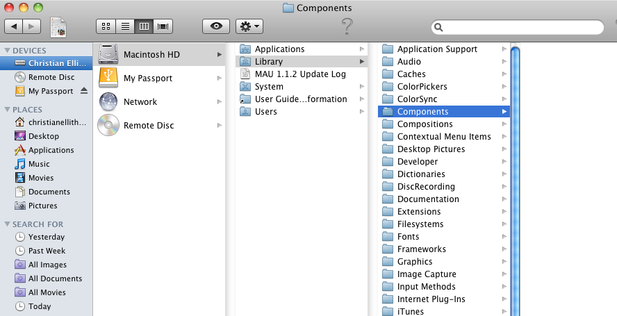 Mac osx 10.6.8 wd my passport utilities application