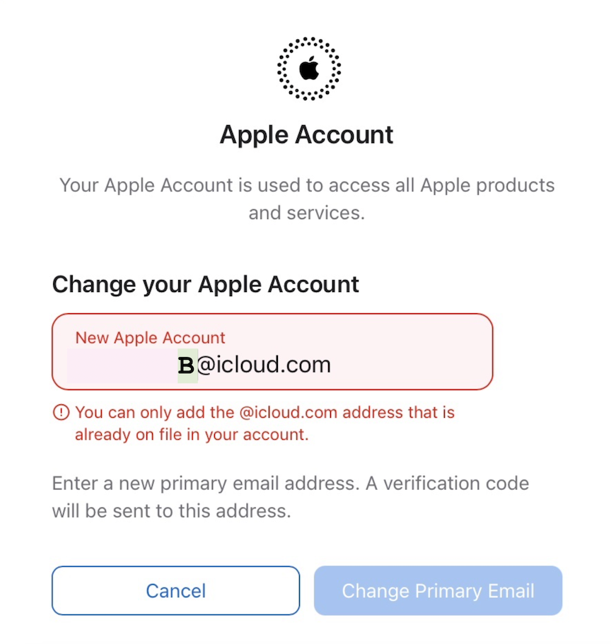 Can&rsquo;t change Apple Account - Apple Community