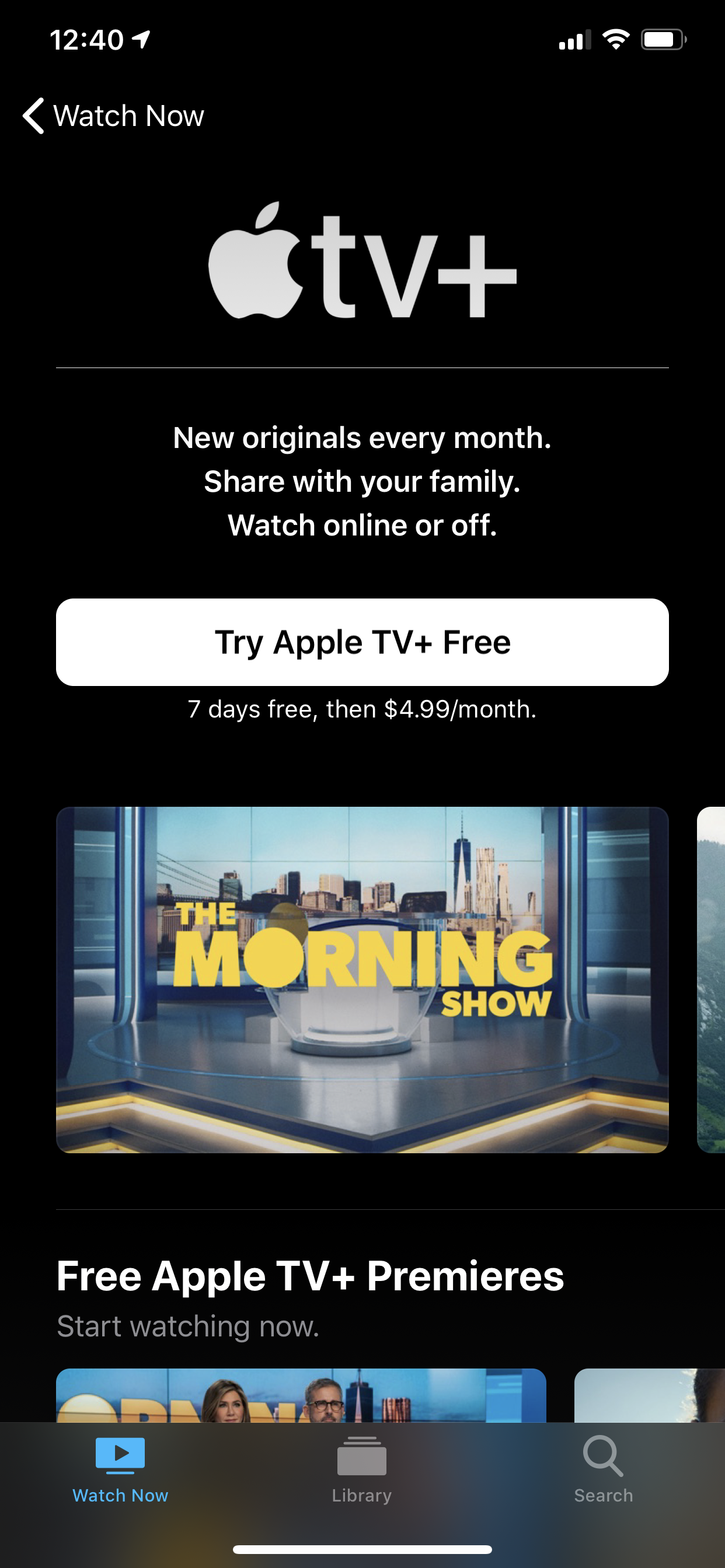 metrisk væv fejre Apple TV plus free 1 year trial? - Apple Community