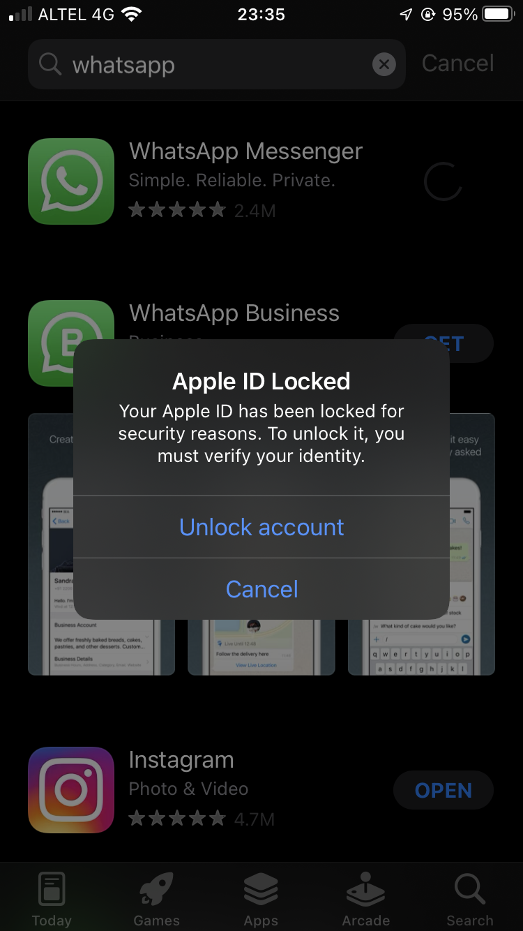 unlock account Apple Community
