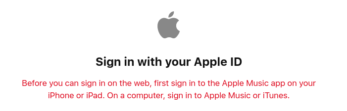 Cant sign into apple music on chrome beca… - Apple Community