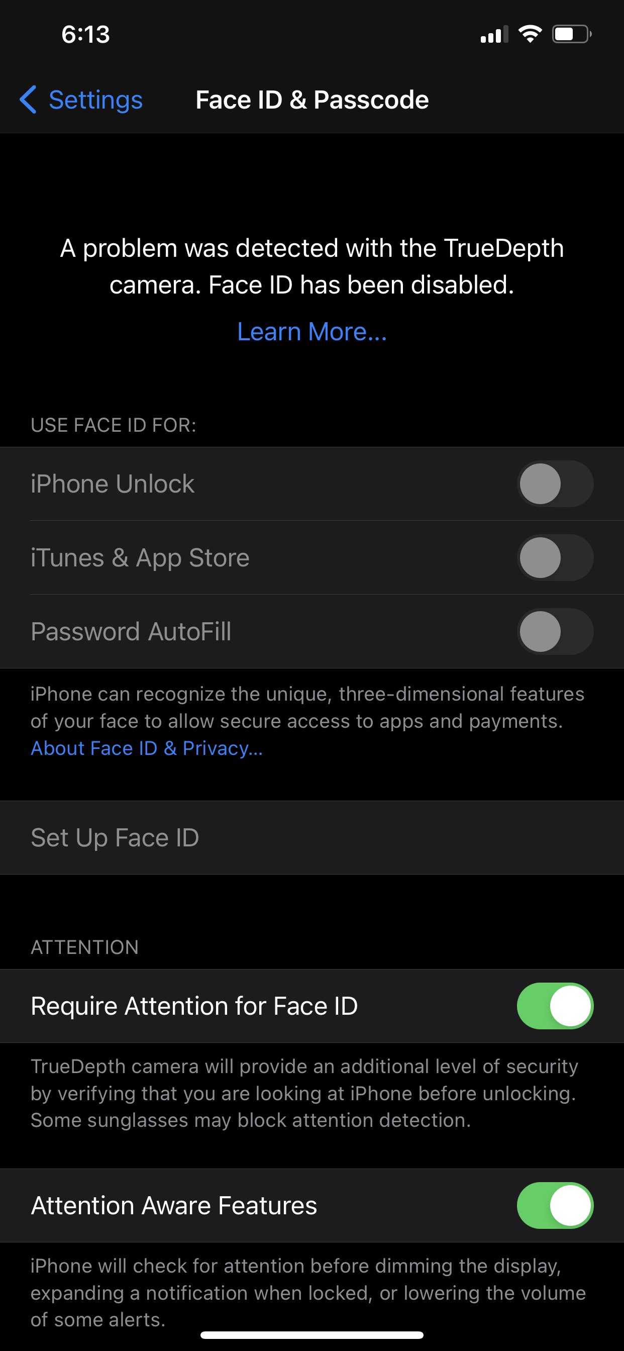 Face ID has been disabled Apple Community