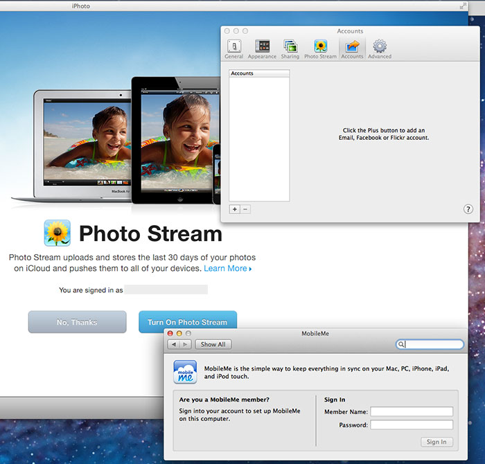 Logging out from iCloud in iPhoto - Apple Community