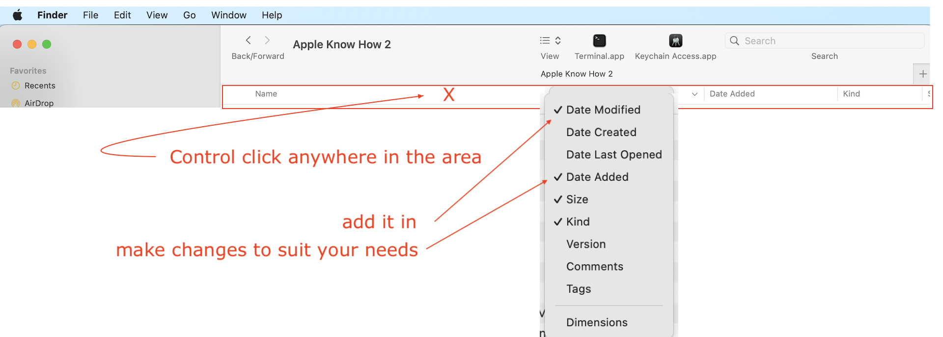 Sort by "Date Added" on a network folder? Apple Community