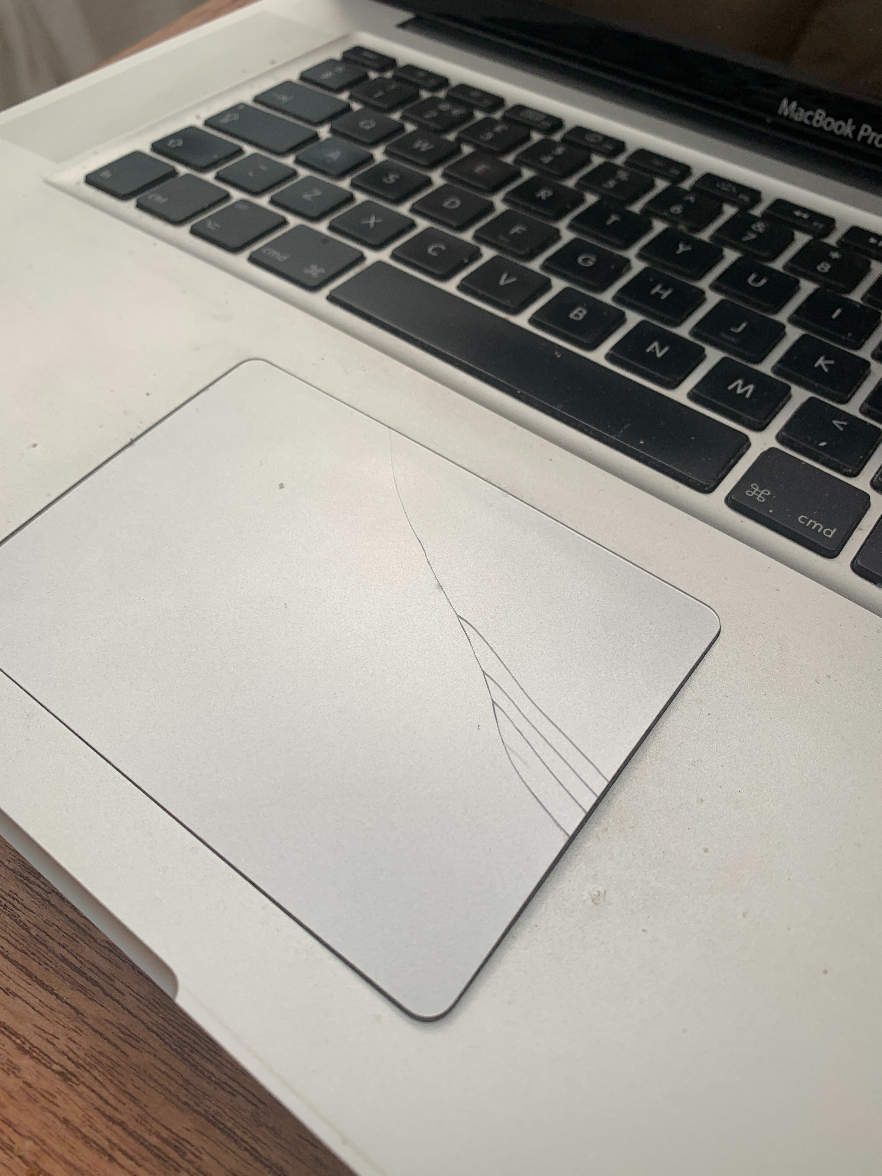 MacBook Pro battery swollen -