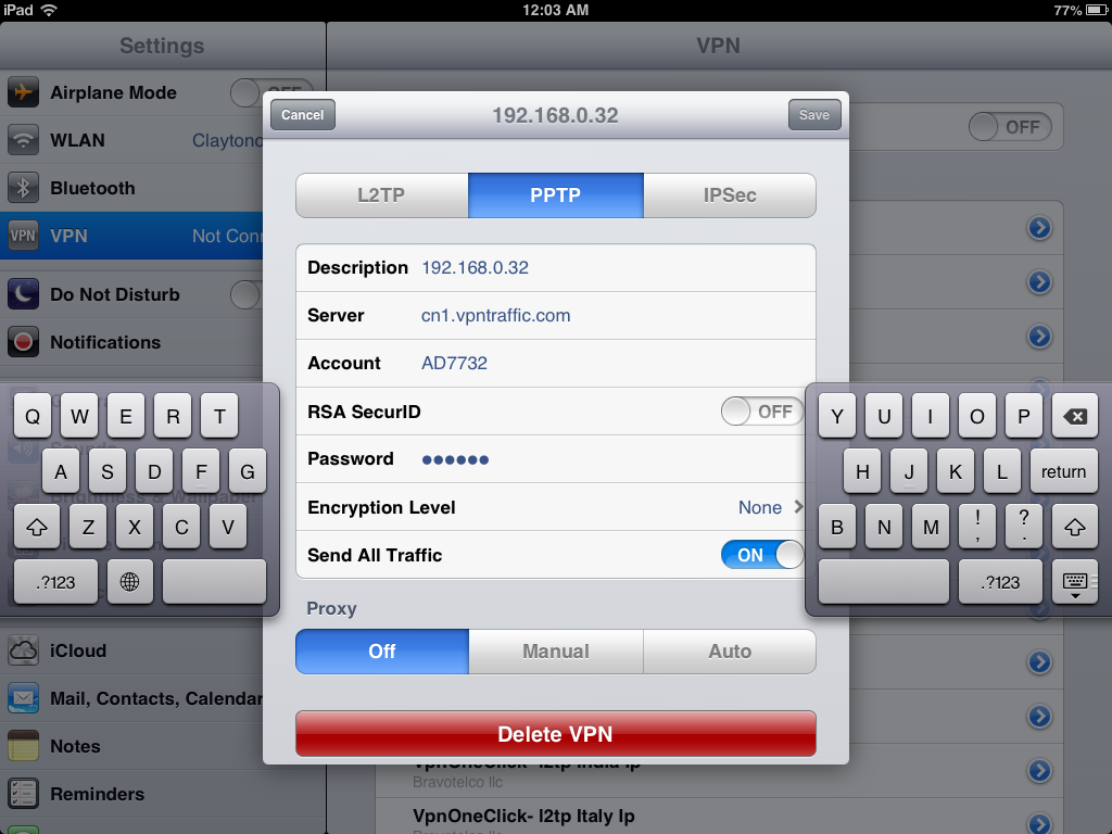 Does the IPAD come with a VPN client?, Do… - Apple Community