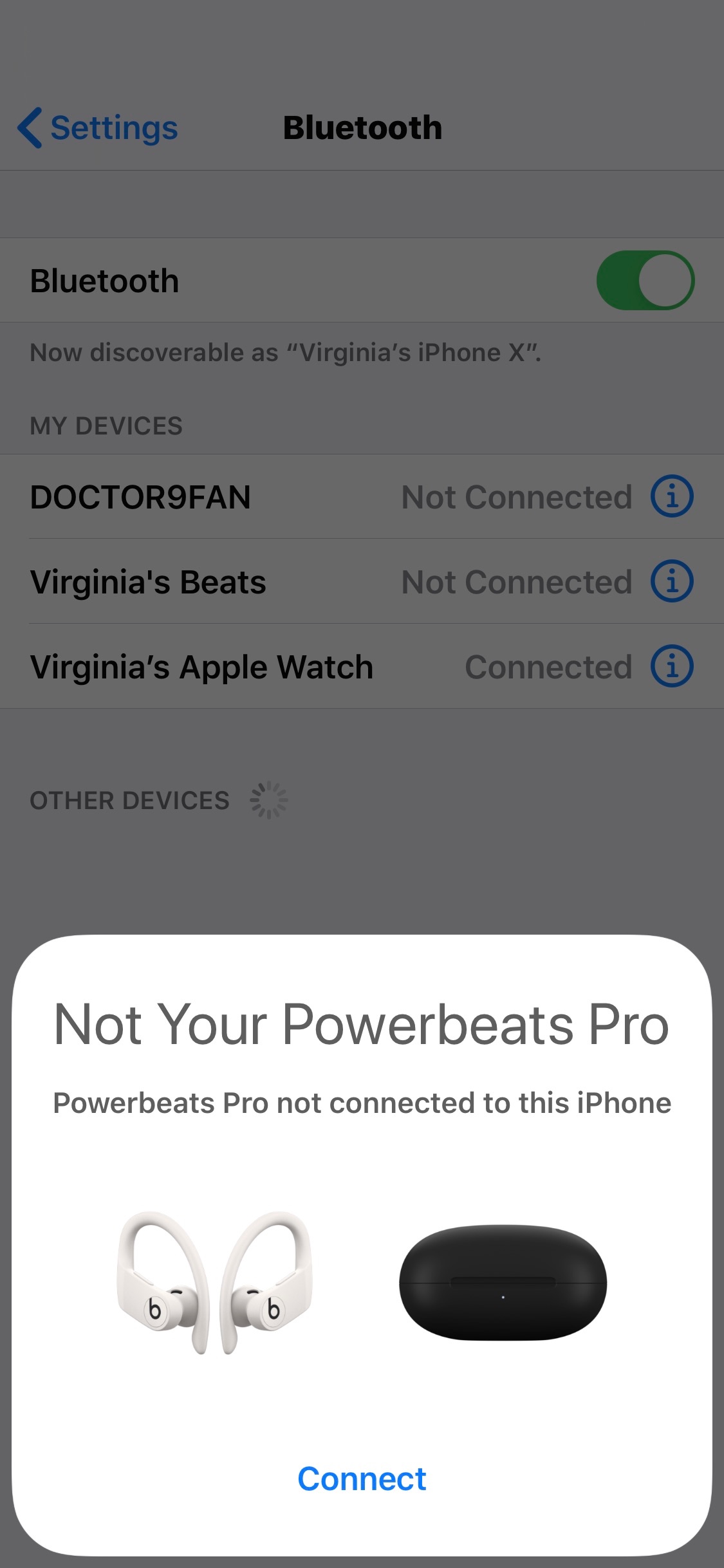 powerbeats not discoverable