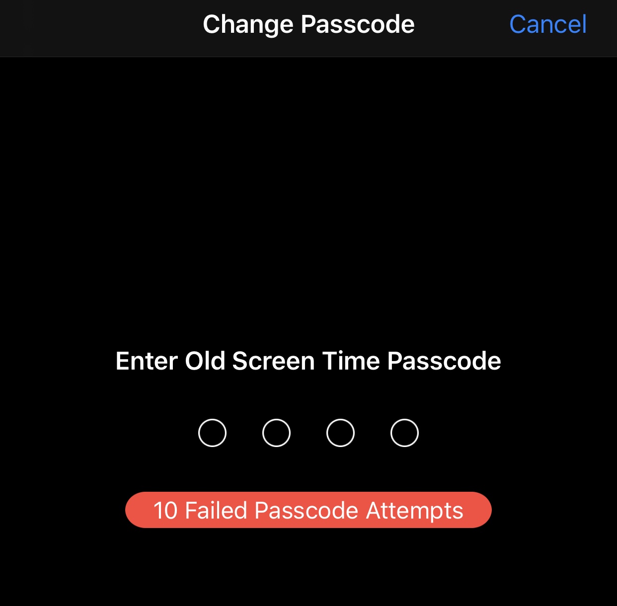 I forgot my screen time passcode - Apple Community