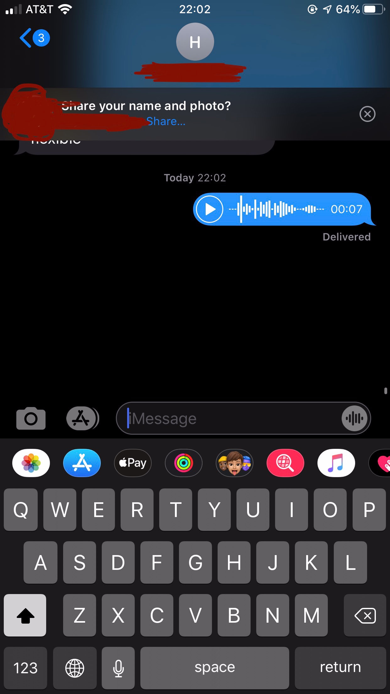 Voice messages say "delivered" and then s… - Apple Community