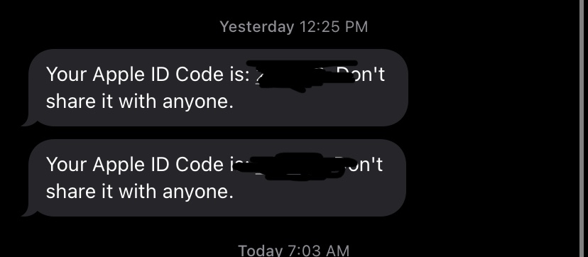 I need to to get my last number code - Apple Community