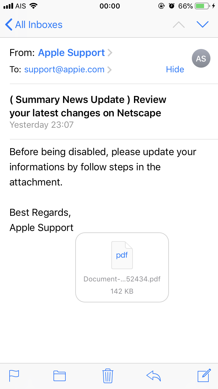 This Email Is Apple's? - Apple Community