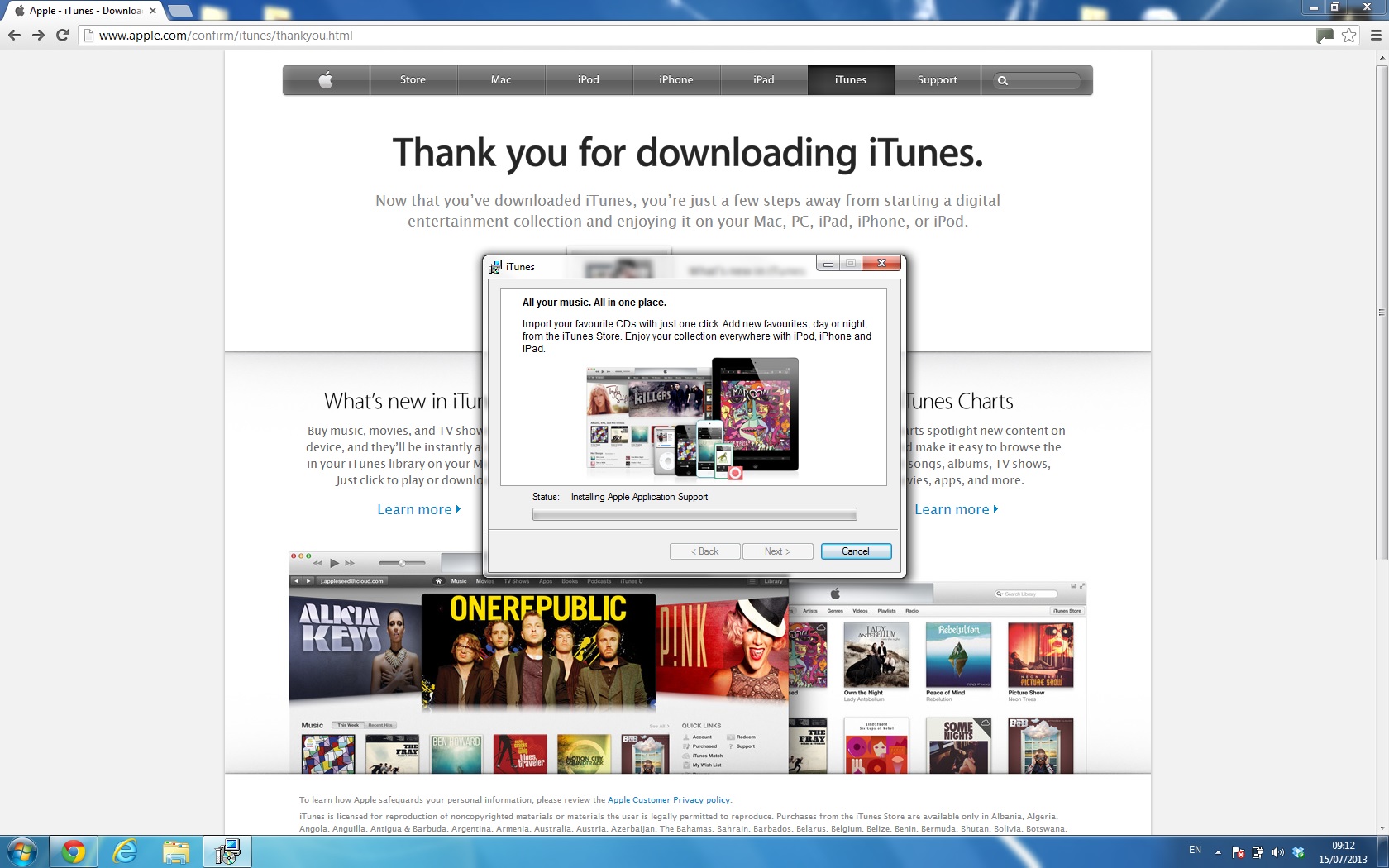 iTunes not installing- Stuck on Installin… - Apple Community