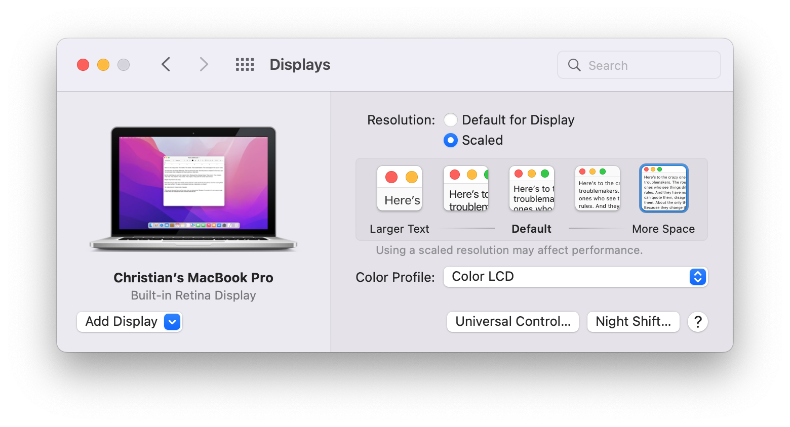 Display brightness cannot be changed via … Apple Community